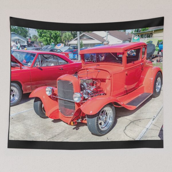 Item preview, 1930 Red Ford Hot Rod 5 Window Coupe  designed and sold by RichFrancoCars.