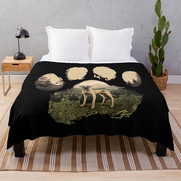 Item preview, Funny Black Mouth Cur Paw Foggy Mountain Tree Mom Dad Kids designed and sold by rafaeltto.