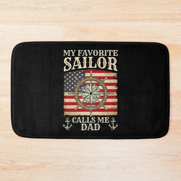 Item preview, My Favorite Sailor Calls Me Dad - Proud Dad of a Sailor designed and sold by Dabbing Turtle Designs.