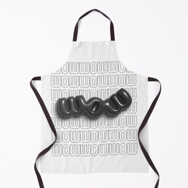 Item preview, Wow 3D Bubble Letters in Black and White designed and sold by AniDragonfly.