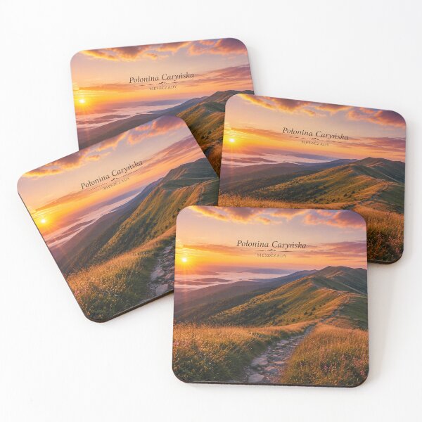 Item preview, Połonina Caryńska, Bieszczady | Sunrise Mountain Trail designed and sold by JMDG Studio.