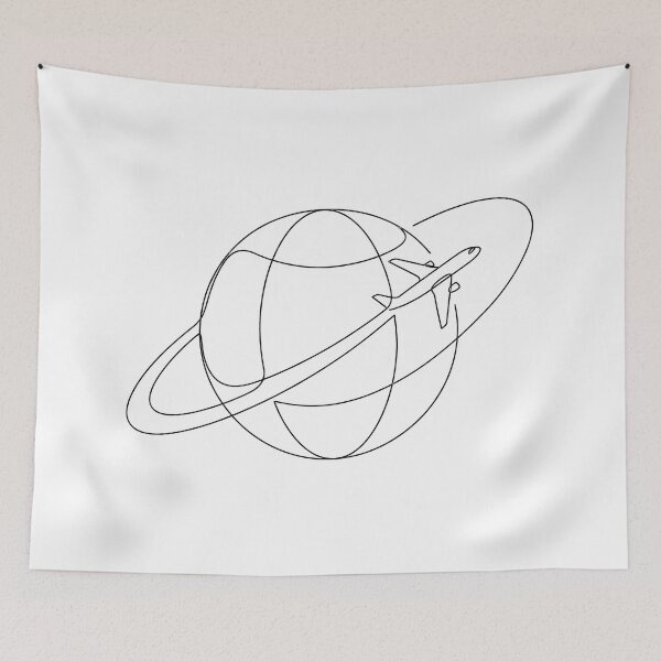 Item preview, Minimalist Airplane Line Art designed and sold by Design-Illusi0n.