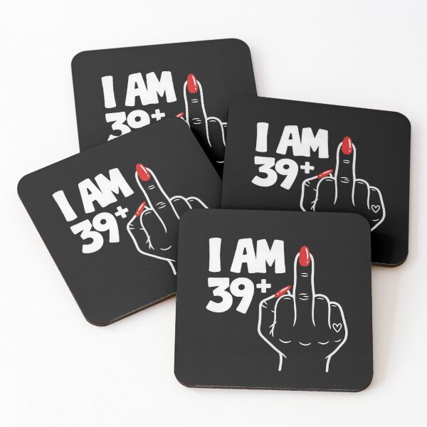 Item preview, I Am 39+1 Sassy Middle Finger Design designed and sold by TshirtsOnline-.