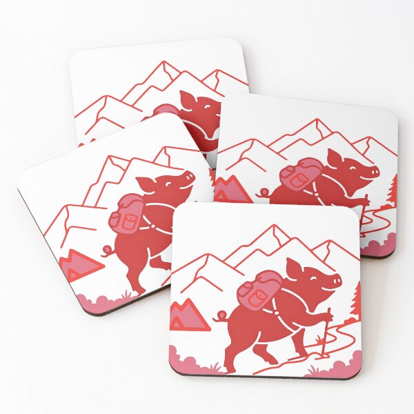 Item preview, Hiking Pig Mountain Adventure Trail designed and sold by Aganona.