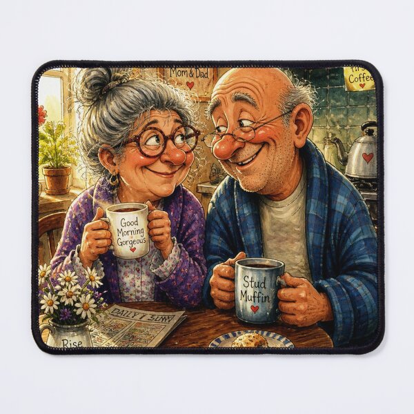 Item preview, Funny Morning Coffee designed and sold by Beyond The Canvas.