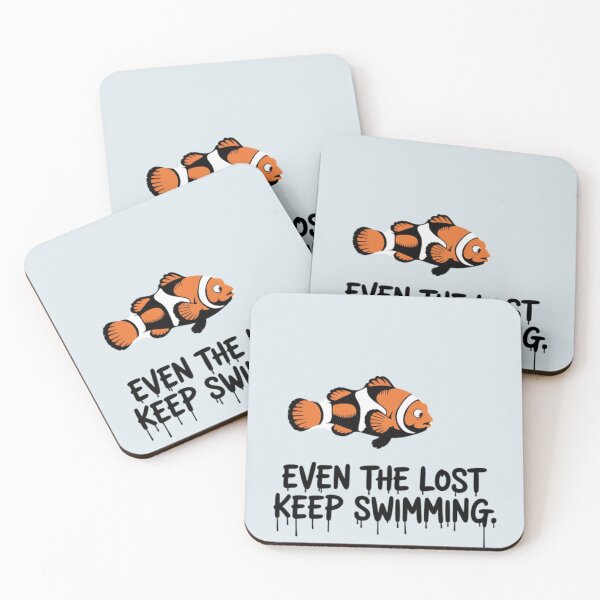 Item preview, Finding Nemo - Even the lost keep swimming designed and sold by 123ks.