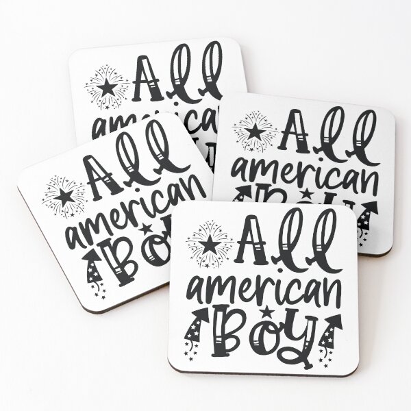 Item preview, All American Boy - 4th Of July Quotes Retro Vintage USA Patriotic Patriotic Boy Gift designed and sold by FuzionRaptor.