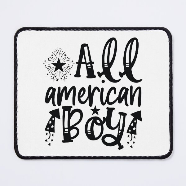 Item preview, All American Boy - 4th Of July Quotes Retro Vintage USA Patriotic Patriotic Boy Gift designed and sold by FuzionRaptor.