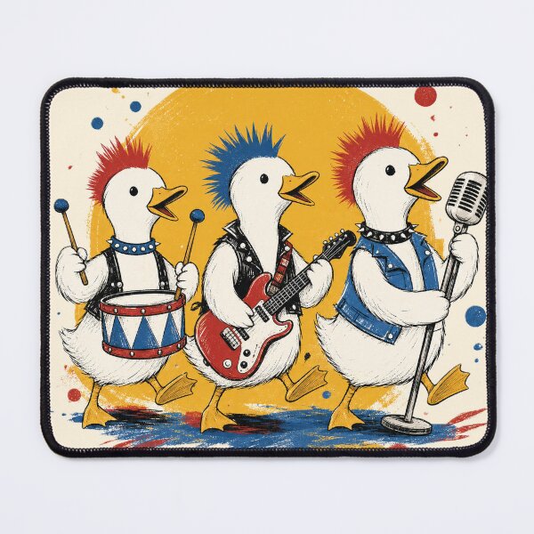 Item preview, Punk Rock Duck Band designed and sold by PixelToPress.