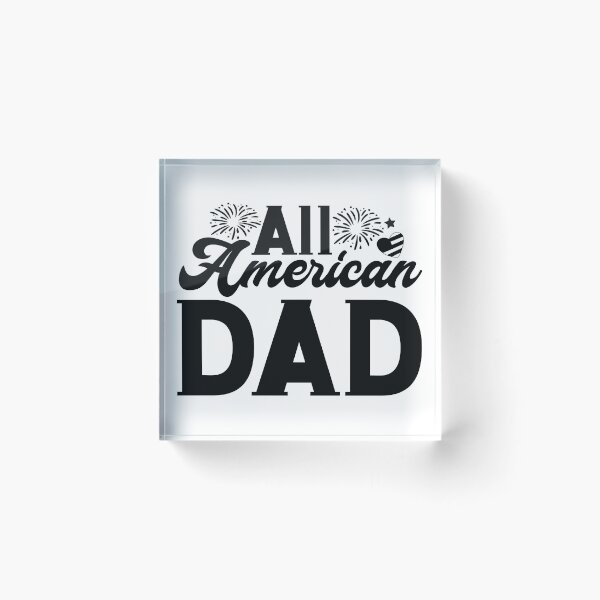 Item preview, All American Dad - 4th Of July Quotes Retro Vintage USA Patriotic Father Day Gift designed and sold by FuzionRaptor.