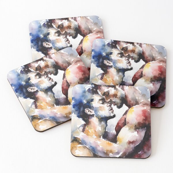 Item preview, Sensual Watercolor Gay Romance – Passionate LGBTQ Pride Art designed and sold by gayishdesign.