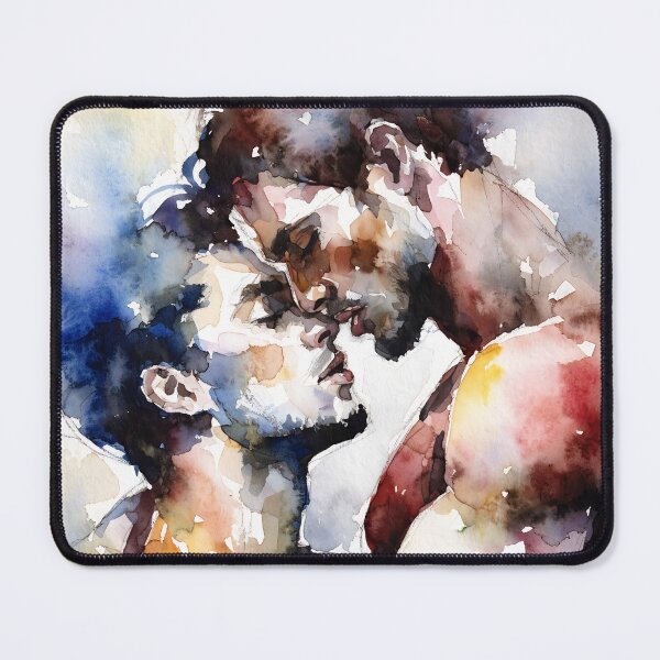 Item preview, Sensual Watercolor Gay Romance – Passionate LGBTQ Pride Art designed and sold by gayishdesign.