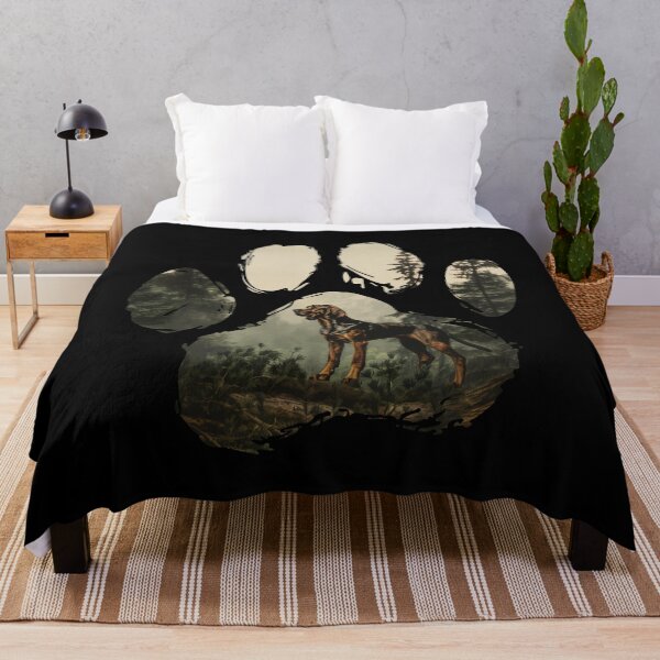 Item preview, Funny Bloodhound Paw Foggy Mountain Tree Mom Dad Kids designed and sold by rafaeltto.