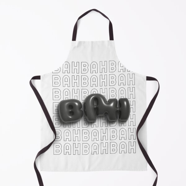 Item preview, Bah 3D Bubble Letters in Black and White designed and sold by AniDragonfly.