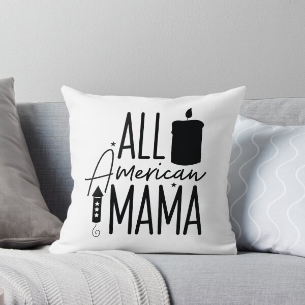 Item preview, All American Mama - 4th Of July Quotes Retro Vintage USA Patriotic Patriotic Mom Gift designed and sold by FuzionRaptor.
