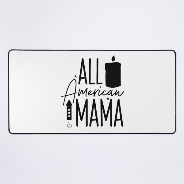 Item preview, All American Mama - 4th Of July Quotes Retro Vintage USA Patriotic Patriotic Mom Gift designed and sold by FuzionRaptor.