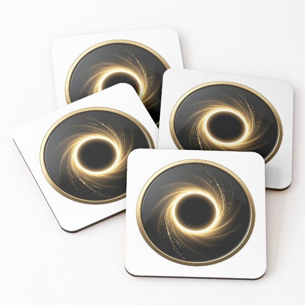 Item preview, Event Horizon | Golden Black Hole Symbol | Luxury Physics Emblem designed and sold by simaso.