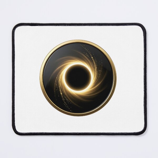 Item preview, Event Horizon | Golden Black Hole Symbol | Luxury Physics Emblem designed and sold by simaso.