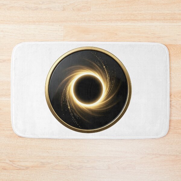 Item preview, Event Horizon | Golden Black Hole Symbol | Luxury Physics Emblem designed and sold by simaso.