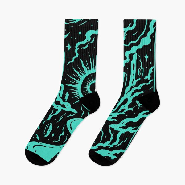 Item preview, Cosmic Walk | Psychedelic Space Journey Black & White  designed and sold by UndergroundRavers.