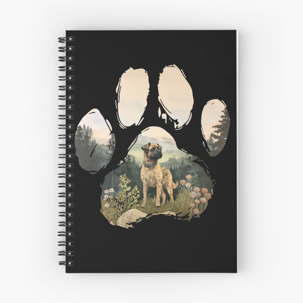 Item preview, Funny Border Terrier Paw Foggy Mountain Tree Mom Dad Kids designed and sold by rafaeltto.