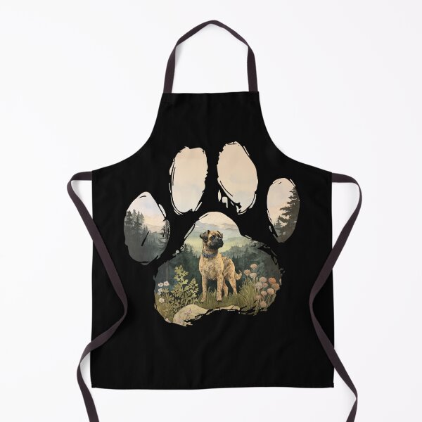 Item preview, Funny Border Terrier Paw Foggy Mountain Tree Mom Dad Kids designed and sold by rafaeltto.
