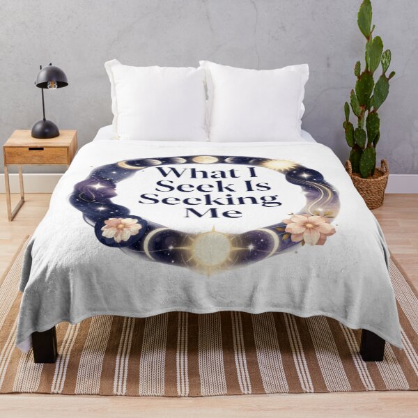 Item preview, What I Seek Manifestation Quote Design designed and sold by Fresh Starts.