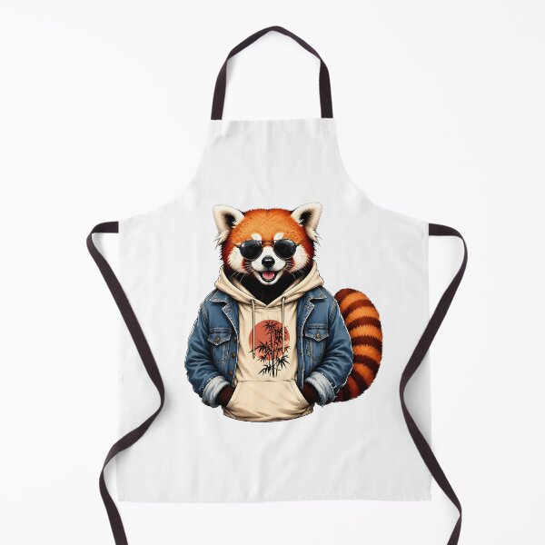 Item preview, Cool Red Panda in Hoodie & Sunglasses designed and sold by trendspatterns.