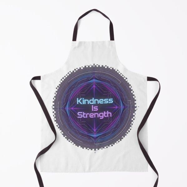 Item preview, Kindness is Strength Neon Shield Badge  designed and sold by DignityLab.