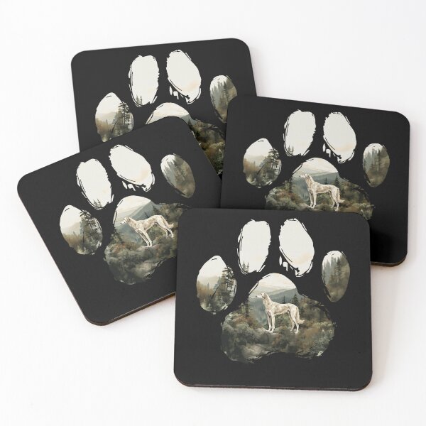 Item preview, Funny Borzoi Paw Foggy Mountain Tree Mom Dad Kids designed and sold by rafaeltto.