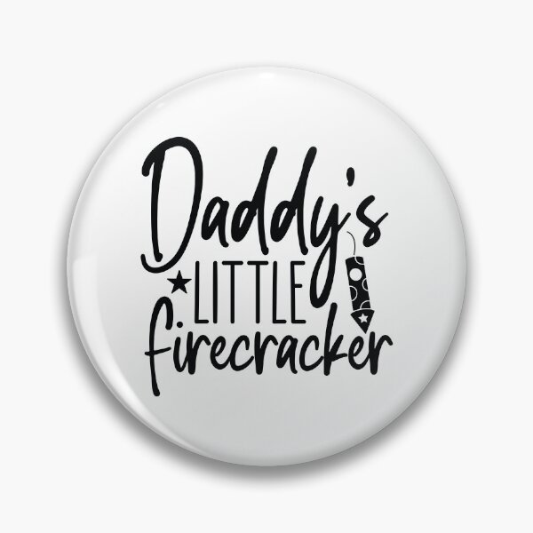 Item preview, Daddys Little Firecracker - 4th Of July Quotes Retro Vintage USA Patriotic Girl Gift designed and sold by FuzionRaptor.