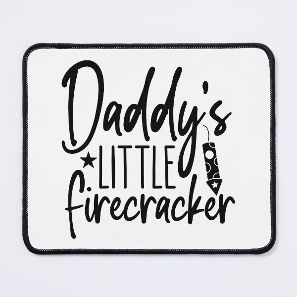 Item preview, Daddys Little Firecracker - 4th Of July Quotes Retro Vintage USA Patriotic Girl Gift designed and sold by FuzionRaptor.