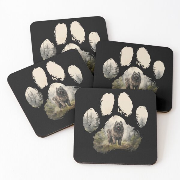 Item preview, Funny Bouvier Des Flandres Paw Foggy Mountain Tree Mom Dad Kids designed and sold by rafaeltto.