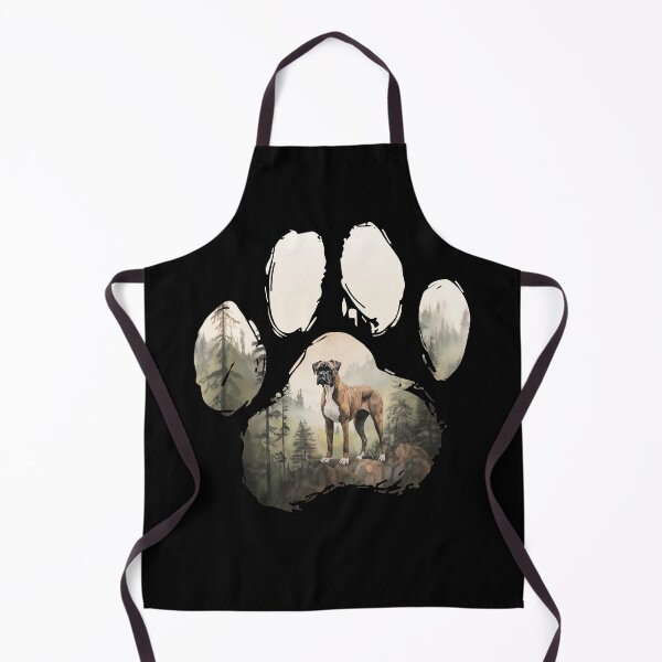Item preview, Funny Boxer Paw Foggy Mountain Tree Mom Dad Kids designed and sold by rafaeltto.