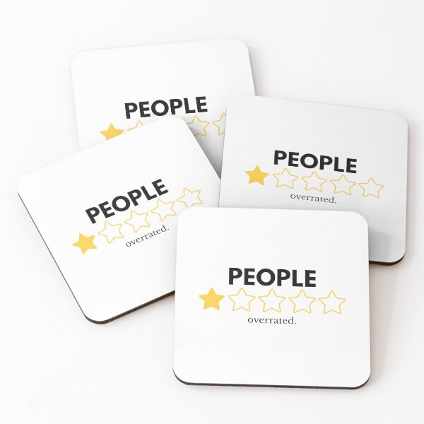 Item preview, People - Funny One Star Review Sticker designed and sold by Moonbeam-Market.