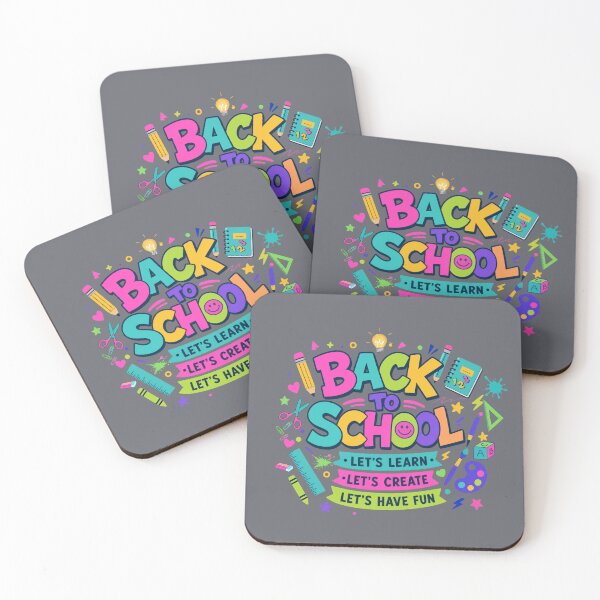 Item preview, Back to School – Colorful School Supplies Typography | Fun Teacher & Student Design designed and sold by Aimetoi.