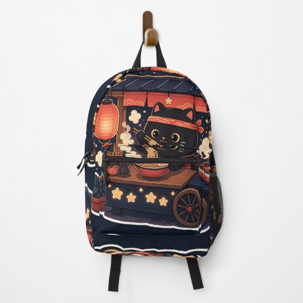 Item preview, Midnight Ramen Shop Cat designed and sold by PixelToPress.