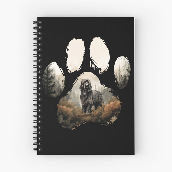 Item preview, Funny Briard Paw Foggy Mountain Tree Mom Dad Kids designed and sold by rafaeltto.