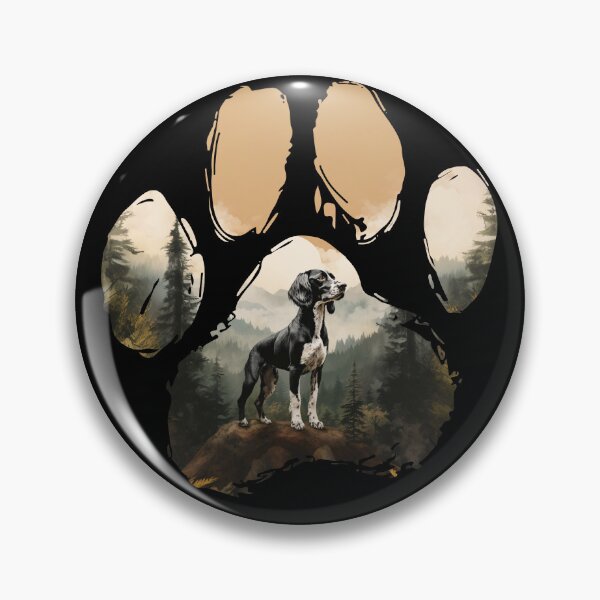 Item preview, Funny Brindle Piebald Dachshund Paw Foggy Mountain Tree Mom Dad Kids designed and sold by rafaeltto.