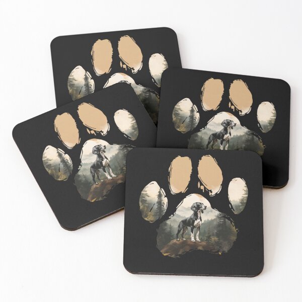 Item preview, Funny Brindle Piebald Dachshund Paw Foggy Mountain Tree Mom Dad Kids designed and sold by rafaeltto.