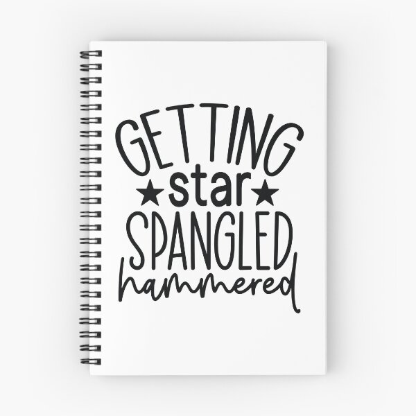 Item preview, Getting Star Spangled Hammered - 4th Of July Quotes Retro Vintage USA Patriotic Party Gift designed and sold by FuzionRaptor.