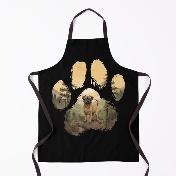 Item preview, Funny Brussels Griffon Paw Foggy Mountain Tree Mom Dad Kids designed and sold by rafaeltto.