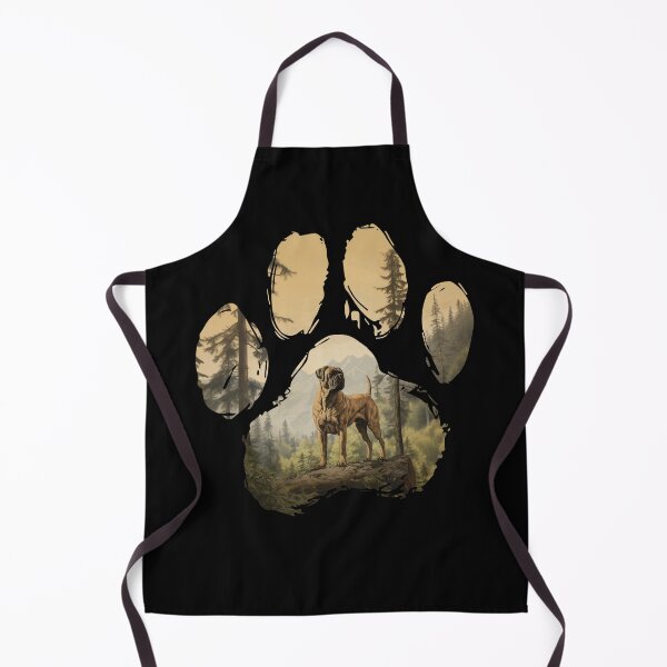 Item preview, Funny Bull Mastiff Paw Foggy Mountain Tree Mom Dad Kids designed and sold by rafaeltto.