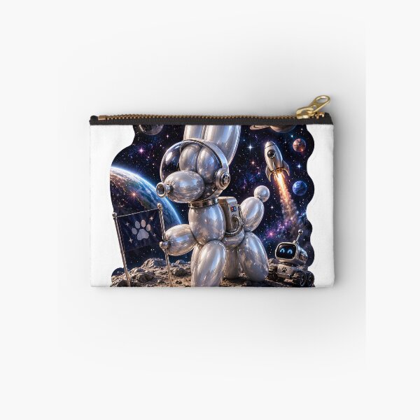 Item preview, Astronaut Balloon Dog Sticker | Space Explorer Balloon Animal | Cute Galaxy Adventure Art designed and sold by Moh-nd-Eg.