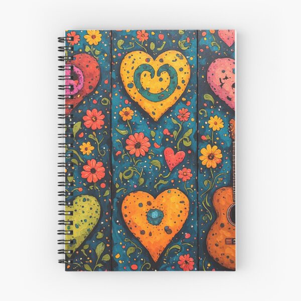 Item preview, 1960's Hippy Floral Hearts  designed and sold by TheDarkWardrobe.