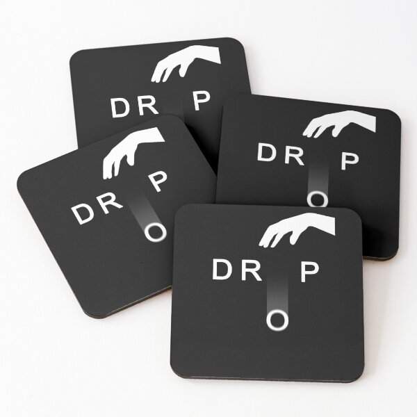Item preview, Drop Typography Minimalist Hand Graphic T-Shirt designed and sold by Moanx Store.