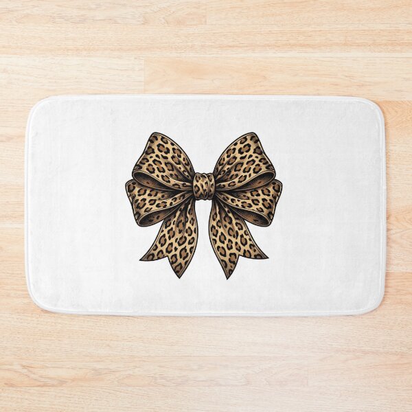Item preview, Leopard Print Bow Aesthetic Trendy Cheetah Animal Pattern designed and sold by raedattia.