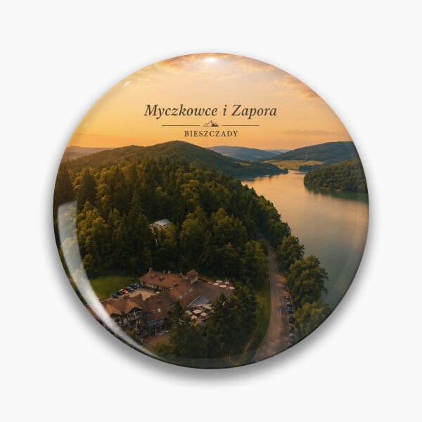 Item preview, Lake Solina Resort | Bieszczady, Poland Aerial View designed and sold by JMDG Studio.