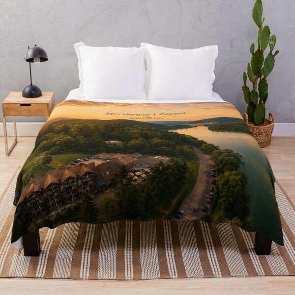 Item preview, Lake Solina Resort | Bieszczady, Poland Aerial View designed and sold by JMDG Studio.