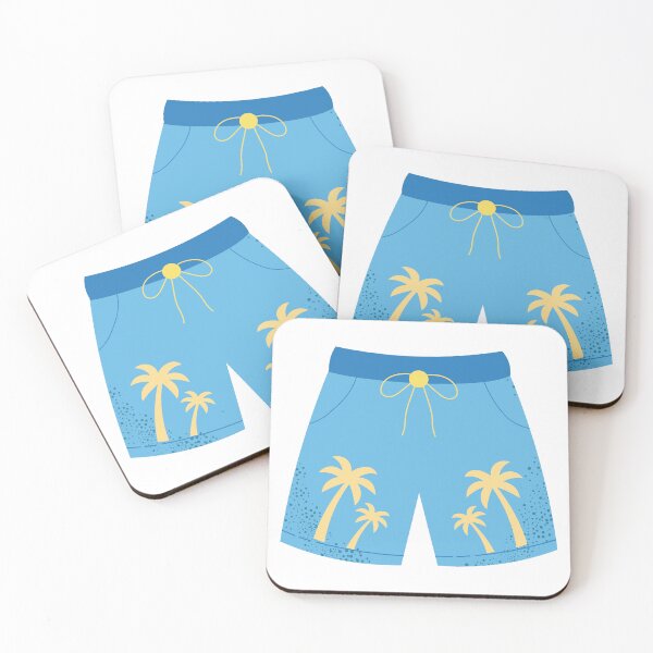 Item preview, Blue Swim Trunks Illustration designed and sold by BetweenForms.